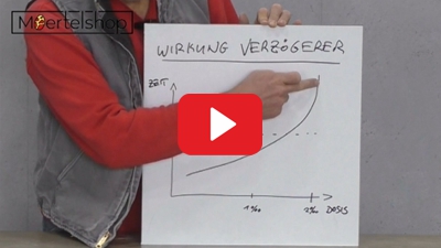 Video zur Wirkung von Betonschleuniger und Verzögerer